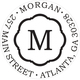 Center Initial Round Address Labels Image 2 of 2